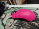 罗技（G）GPW3 狗屁王三代无线游戏鼠标 专业电竞手型  60g轻量 粉  升级8KHz 88G 888IPS  实拍图