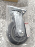 固利皇6寸橡胶万向轮脚轮重型承重轮承重850斤工业脚轮及车轮轻音单轮 实拍图