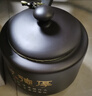 正扬紫砂茶叶罐普洱储茶罐醒茶罐密封罐储物罐茶叶缸陶瓷大号 1000克 紫砂(一尘装)茶叶罐-厚德载物 实拍图