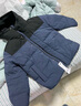 森马（Semir）轻松羽绒|羽绒服男防泼水防风正肩外套情侣冬装连帽上衣青年 蓝色调（灰鸭绒）00388 M 实拍图