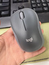 罗技（Logitech）M185鼠标 无线鼠标 办公鼠标 对称鼠标 黑色灰边 带无线2.4G接收器 实拍图