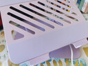 方正Founder笔记本电脑支架 丁香紫平板散热器360°旋转无极升降折叠适用苹果小米联想拯救者便携悬空立式增高 实拍图