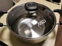 爱仕达（ASD）汤锅304不锈钢蒸汤锅 炖煮锅复底小汤锅22CM燃气电磁炉通用奶锅B1 实拍图