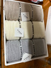 金号A类纯棉毛巾7A抗菌吸水洗脸巾面巾 全棉毛巾礼盒3条90g/条70*34cm 实拍图