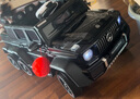 福儿宝（FUERBAO）奔驰授权儿童电动车六驱可坐大人遥控玩具车小孩宝宝双人越野送礼 六驱软胎黑+后备箱+双皮座双油门 实拍图