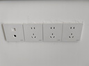 正泰（CHNT）开关插座 二位电脑带电视插座 86型暗装插座面板 实拍图