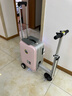 Airwheel爱尔威电动行李箱可骑行拉杆箱可坐可代步铝框箱包20英寸登机箱 实拍图