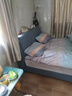 惠寻 京东自有品牌 床现代风单人床1.5米床大床1.8米x2米双人床床主卧 单床【送货上门】 【浅灰】1.8米x2米(框架结构） 实拍图