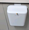 佳帮手厨房垃圾桶6.8L家用带盖中号免弯腰悬空壁挂式厨余厕所卫生间客厅 实拍图