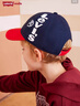 Levi's李维斯儿童帽子刺绣logo镂空鸭舌帽夏季男女童棒球帽潮 深靛蓝 8/20【建议头围54-56cm】 实拍图