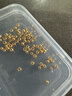 喜上眉梢喜饰黄金古法金珠999足金散珠硬金光面磨砂转运珠路路通圣诞礼物 4mm 重工古法珠单颗  0.25 实拍图