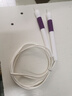 跃动(YUEDONG) 魔法棒2.0 速度花样跳绳学生胶绳成人跳绳运动花式跳绳 紫柄白绳 实拍图