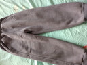 多妙屋女童裤子儿童运动裤冬装加绒加厚大童女孩休闲裤10898香芋紫130 实拍图