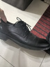 红蜻蜓真皮男鞋秋冬舒适商务休闲皮鞋高级正装德比鞋婚鞋WTA7376黑色42 实拍图