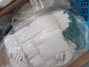 贸正 线手套劳保 棉纱加厚防滑耐磨工地干活防护用品 绿口12双【足斤足量】 实拍图