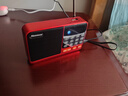 纽曼N120收音机老年人半导体可充电轻巧便携式插卡迷你音箱广播听歌戏曲评书蓝牙播放器礼物 红色 实拍图