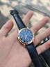 【网红爆款】商务腕表石英运动表休闲皮带男女手表 黑色 实拍图