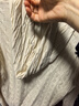 优衣库女装可机洗纽花针织连帽套头衫/25秋冬新款478871 01 乳白色 S /155/80 实拍图