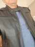 PERCOOL 真皮皮衣男头层牛皮夹克秋冬帅气摩托车机车服立领皮外套骑行服 黑色净版（羽绒马甲） 2XL号（160斤-170斤） 实拍图