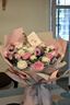 百花馆鲜花速递小时达玫瑰花满天星真花束生日礼物送女友表白同城配送花 【缘定三生】33朵粉玫|U65 实拍图
