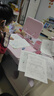 剑桥树12°可调节坐读写坐姿矫正器儿童写字姿势纠正小学生写作业防低头学习阅读书架开学礼物 悦目粉 实拍图