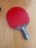 红双喜（DHS）乒乓球拍 四星直拍R4006C碳素底板双面反胶弧圈结合快攻成品单拍 实拍图