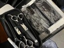 小黑理发剪刀专业美发剪刀刘海剪平剪牙剪梳子发廊家用理发工具套装 实拍图