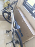 喜德盛山地自行车黑客380避震前叉21速禧玛诺变速X6铝合金车架通勤代步 白/黑色（25款） 15.5寸（建议身高150-165cm） 实拍图