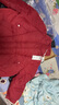 啄木鸟品牌女装红色显瘦立领羽绒棉服棉衣短款2025年冬季新款保暖外套 酒红色 3XL 150-170斤 实拍图