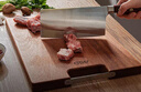 爱仕达（ASD）菜板进口乌檀木99%抗菌砧板整木加大加厚双面防霉面板45*28*2.5cm 实拍图