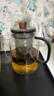 美斯尼 茶壶玻璃泡茶壶 加厚耐热玻璃泡茶器创意墨色玻璃功夫茶具 墨色壶 1000mL 实拍图
