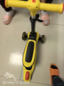 babycare儿童滑板车2-3-6岁轻便可折叠滑滑车男女童可坐可骑溜溜车-洛克黄 实拍图