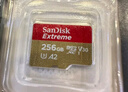 闪迪（SanDisk）256GB TF(MicroSD)内存卡 4K极速金卡A2 V30 U3行车记录仪 运动相机无人机 监控存储卡 读190MB/s 实拍图
