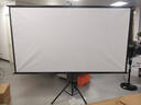 快朵小屋（KUAIDUOXIAOWU）100英寸16:9支架挂壁两用幕布 白塑高清可移动【免打孔】投影仪三色激光极米坚果当贝小米爱普生 实拍图