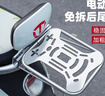 TOOKTRO电瓶电动车后尾架子尾箱后备箱支架一体支撑货架专用后座靠背通用 电动车尾架免拆款银色 实拍图