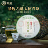 中茶普洱茶叶云南普洱生茶2024年茗山景迈大树生普洱茶饼茶357g 实拍图