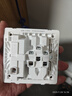 正泰（CHNT）开关插座墙壁面板家用86型面板一联单控开关加五孔插座6C香槟金 实拍图
