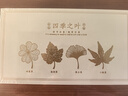 天色四季之叶黄铜叶脉书签礼盒 金属中国风文创纪念品教师节男女伴手礼生日年会礼物送老师TS-5881 实拍图