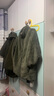 优衣库女装男装长绒摇粒绒拉链茄克/长袖外套夹克冬新款479611 54 绿色 XL 实拍图