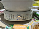 九阳（Joyoung）电火锅U底秒涮电煮锅分体可拆洗家用多功能锅上蒸下煮5.5L大容量火锅锅不粘锅G558S【0氟有钛 】 实拍图