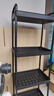 小推车置物架落地卫生间多层厨房移动零食蔬菜卧室床头收纳储物架 【四层】黑色送4轮 【活动中】 实拍图