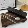 COOKSS筷子钛健康不锈钢叉勺餐具套装上班族学生专用勺子便携餐具2件套 实拍图