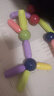星涯优品 儿童节礼物磁力棒大颗粒积木拼搭玩具早教磁铁磁力片3-6岁男女孩 纯磁力棒32个+工程车14件套+收纳盒 实拍图