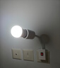 飞利浦（PHILIPS）LED节能灯泡万向床头灯壁灯插座式插电带开关卧室照明直插 【5W丨白光】赠万向二插头灯座 实拍图