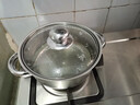 【加高】不锈钢汤锅加厚家用加高煲汤大容量煮粥炖锅 小号【18cm】汤锅+玻璃盖 实拍图
