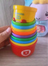 谷雨彩虹叠叠杯早教婴儿玩具儿童宝宝玩具叠叠乐1-3岁男女孩圣诞礼物 G108 谷雨彩虹叠叠杯 实拍图