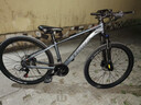 千里达（TRINX）M985山地自行车禧玛诺21速油压碟刹男女学生成人通勤上学上班单车 暮云灰- 21速 27.5*15寸 推荐:150-170cm左右 实拍图