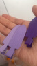 无痕发夹女新款侧边前额刘海夹卡子化妆发卡高级感鸭嘴夹子头饰品 紫色系3个装 实拍图