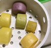 九洲丰园 有机蔬菜泥馒头640g /16个儿童早餐 食材馒头 有机食品 面食面点 实拍图