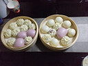 拜杰竹蒸笼 蒸笼蒸屉蒸格 商用家用小笼包子蒸笼 2层1盖27cm 实拍图